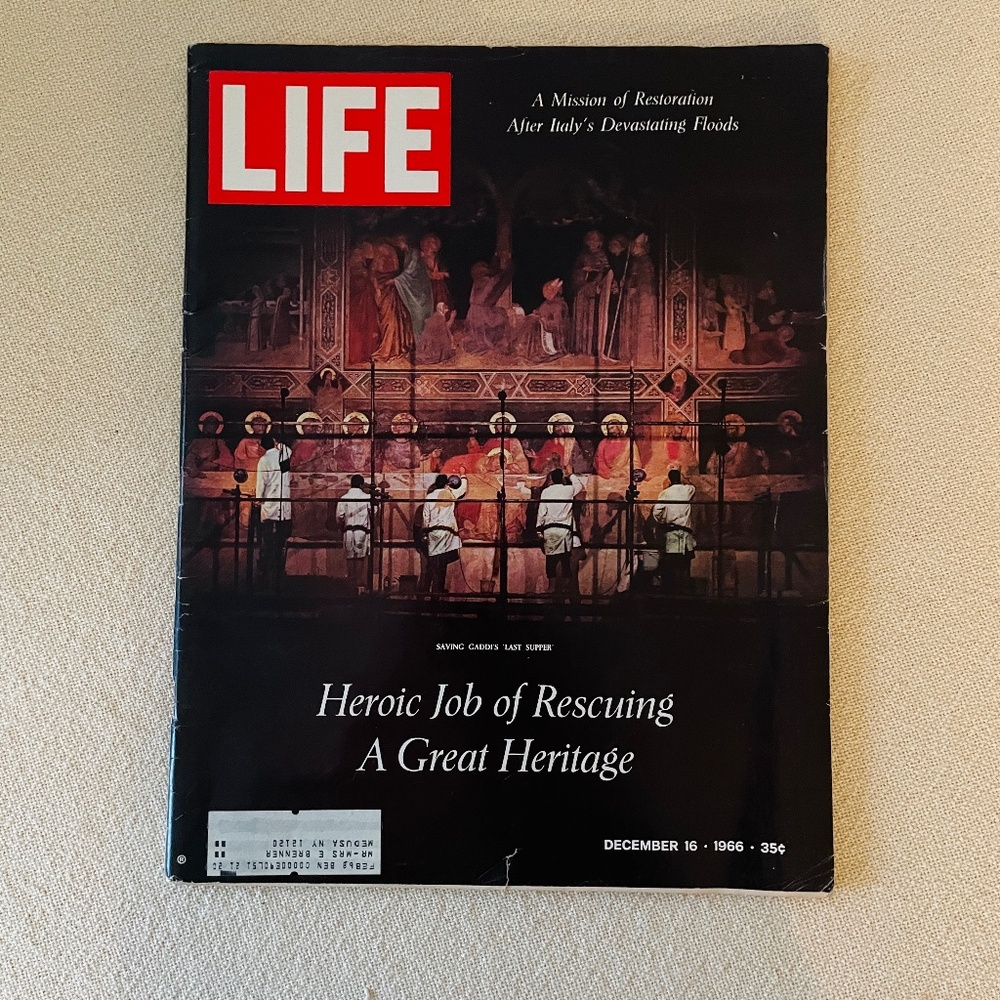 Vintage LIFE Magazine Dec 16 1966 Leonardo da Vinci Last Supper Restoration